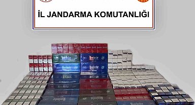 Çok miktarda kaçak sigrara yakalandı