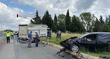 Çorlu'da trafik kazası: 4 yaralı
