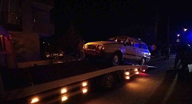 Çorum'da iki otomobil çarpıştı: 1 yaralı