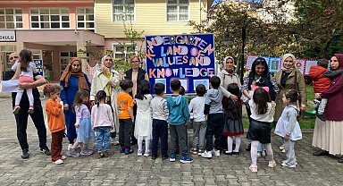 Çukurçayır Anaokulu e-twining proje sergisine ilgi