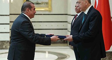 Cumhurbaşkanı Erdoğan, Irak Büyükelçisi Majid Abdulreda Hassan Al-Lachmawi'ni kabul etti