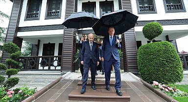 Cumhurbaşkanı Erdoğan, MHP Lideri Bahçeli'yi konutunda ziyaret etti