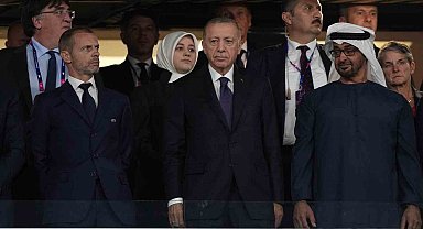 Cumhurbaşkanı Recep Tayyip Erdoğan, Şampiyonlar Ligi Finali'ni takip etti