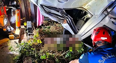 D-100'de feci kaza: Hurdaya dönen otomobilin altında kalarak hayatını kaybetti