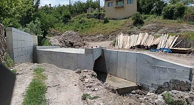 Darende'de köprü yenileme çalışmaları başladı