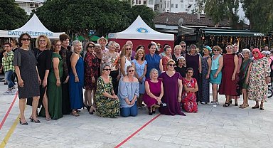 Datça Halk Eğitim Merkezi kursiyerleri hünerlerini sergiledi