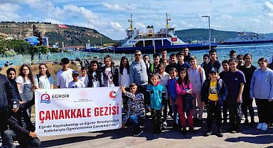 Depremzede öğrenciler, Çanakkale gezisinden döndü