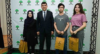 Dereceye giren öğrenciler ödüllendirildi