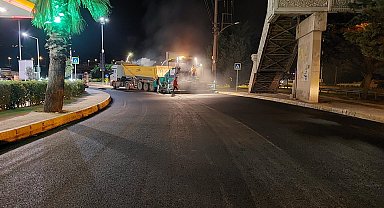 Derince Millet Bahçesi önündeki kavşak yenilendi