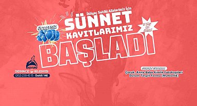 Derince'de sünnet şöleni kayıtları başladı