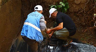 DİSKİ, dört ilçeyi besleyen ana isale hattı arızasını çözüme kavuşturdu