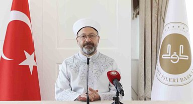Diyanet İşleri Başkanı Erbaş: "Kurban yardımlarında deprem bölgesine ve yurt içine öncelik vereceğiz"