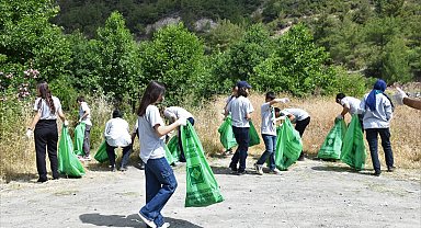 Dünya çevre gününde 1 ton cam ve plastik atık geri dönüşüme kazandırıldı