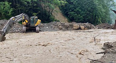Düzce İl Özel İdaresi ekipleri sele karşı teyakkuzda