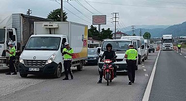 Düzce'de trafik uygulamaları artırıldı