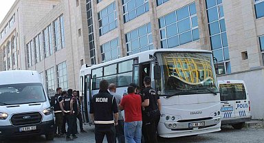 Edirne'de 'Kukla 22' operasyonunda yakalanan 24 şüpheli adliyeye sevk edildi