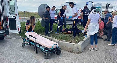 Edirne'de kırmızı ışık ihlali kaza getirdi: 7 yaralı