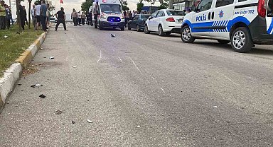 Edirne'de motosiklet yayaya çarptı: 2 yaralı