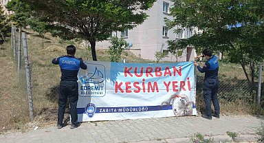 Edremit'te kurban kesim yerleri belirlendi