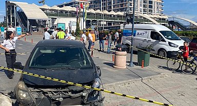 Edremit'te zincirleme kaza: 2 yaralı