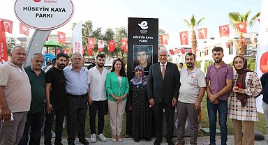 Efeler'de Hüseyin Kaya parkı hizmete açıldı