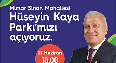 Efeler'de Hüseyin Kaya Parkı hizmete açılıyor