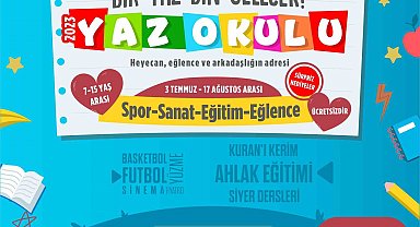 Eğlenirken öğrenmek isteyen çocuklar yaz okulunda buluşuyor