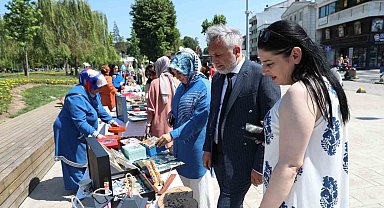 El emeği göz nuru ürünler satışa sunuldu