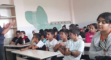Elazığ'da öğrencilere tabiat eğitimi verildi