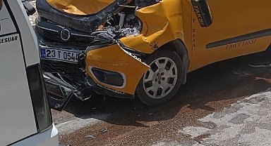 Elazığ'da trafik kazası: 1 yaralı