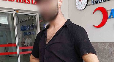 Elinde bıçakla dini nikahlı eşini darp eden genç gözaltına alındı