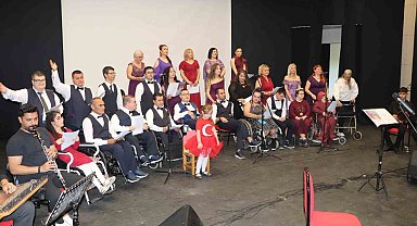 Engellilerin oluşturduğu korodan unutulmaz konser