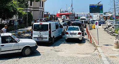Erdek'in yazın artan trafik çilesi