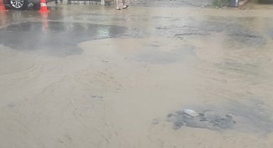 Erdek'te beklenen yağış gerçekleşti