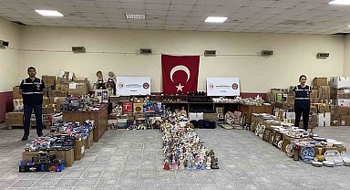 Erenköy Gümrük Sahasında 4 milyon TL değerinde 14 ton kaçak eşya ele geçirildi
