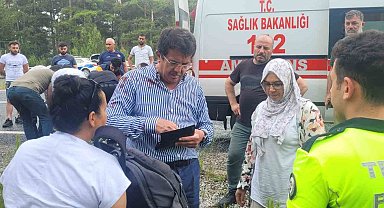 Eski Bakan Zeybekci kazada yaralandı