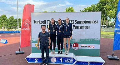 Eskişehirli genç atlet Türkiye Şampiyonası'nda birinci oldu