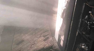 Evde kombi patladı, yangın çıktı