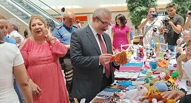 Fethiye'de huzurevi sakinleri hünerlerini sergiledi