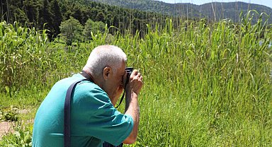 Fotoğraf meraklıları soluğu doğada aldı
