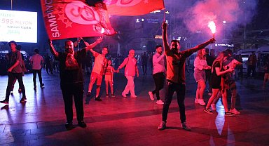 Galatasaray kupayı kaldırdı, Aydın sokakları sarı-kırmızıya boyandı
