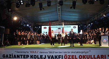 Gaziantep Kolej Vakfı'nda mezuniyet heyecanı