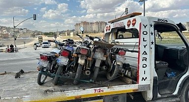 Gaziantep'te motosiklet uygulaması