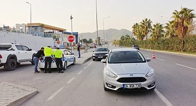 Gazipaşa'da trafikte bayram denetimi