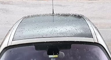 Gemerek'te dolu yağışı etkili oldu