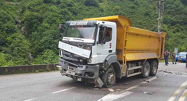Giresun'da trafik kazası: 1 ölü