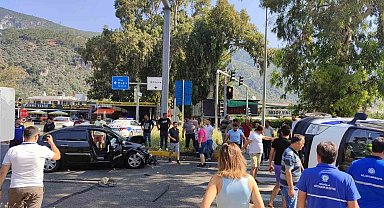 Gökova kavşağında kaza