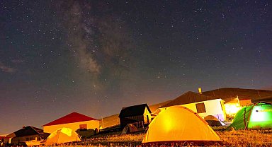 Gümüşhaneli dağcılar yılın ilk kampını Büyükyayla'da gerçekleştirdi