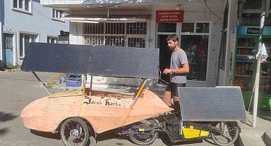 Güneş enerjili aracıyla Fransa'dan Türkiye'ye geldi