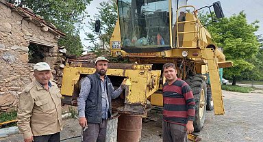 Günyüzü'nde hasat hazırlığı başladı